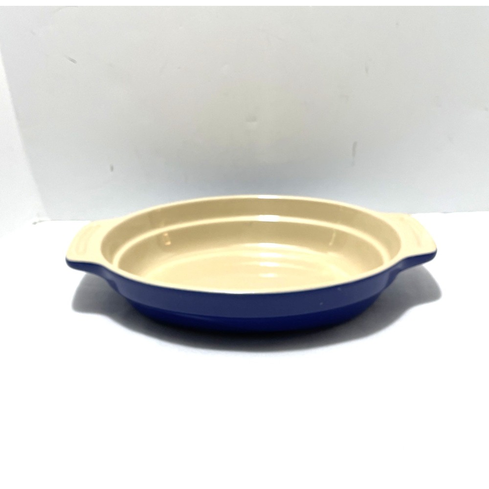 Le Creuset Oval Casserole Baking Dish Gratin Blue